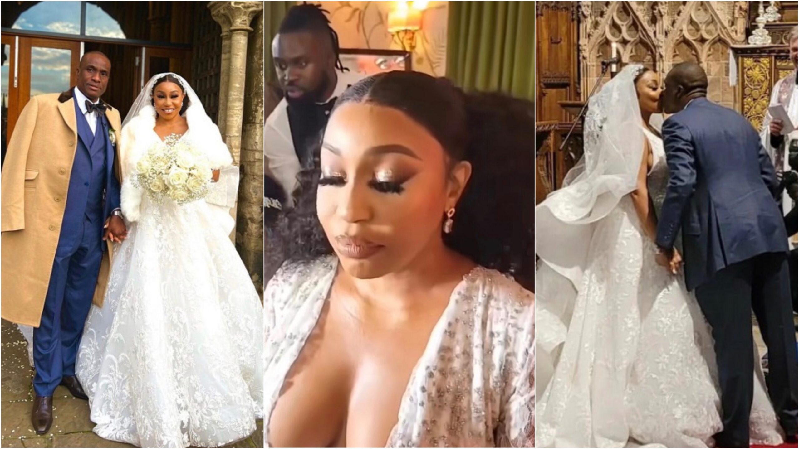 Rita Dominic's Wedding Photos And Video In England Warm Netizens' Hearts