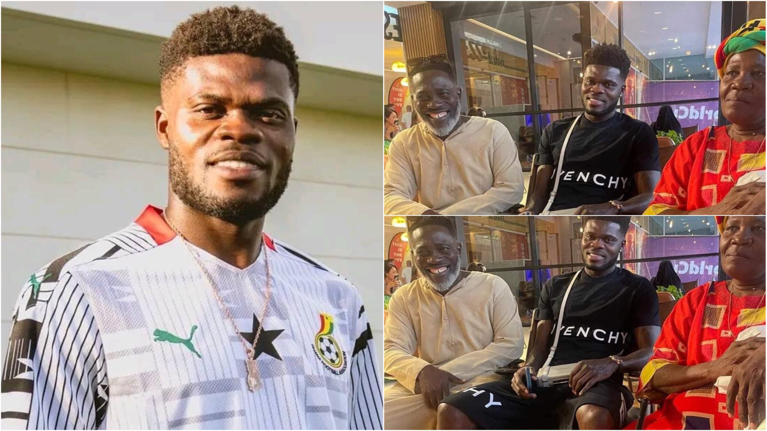 Thomas Partey Flies Parents To Qatar To Support Him At World Cup