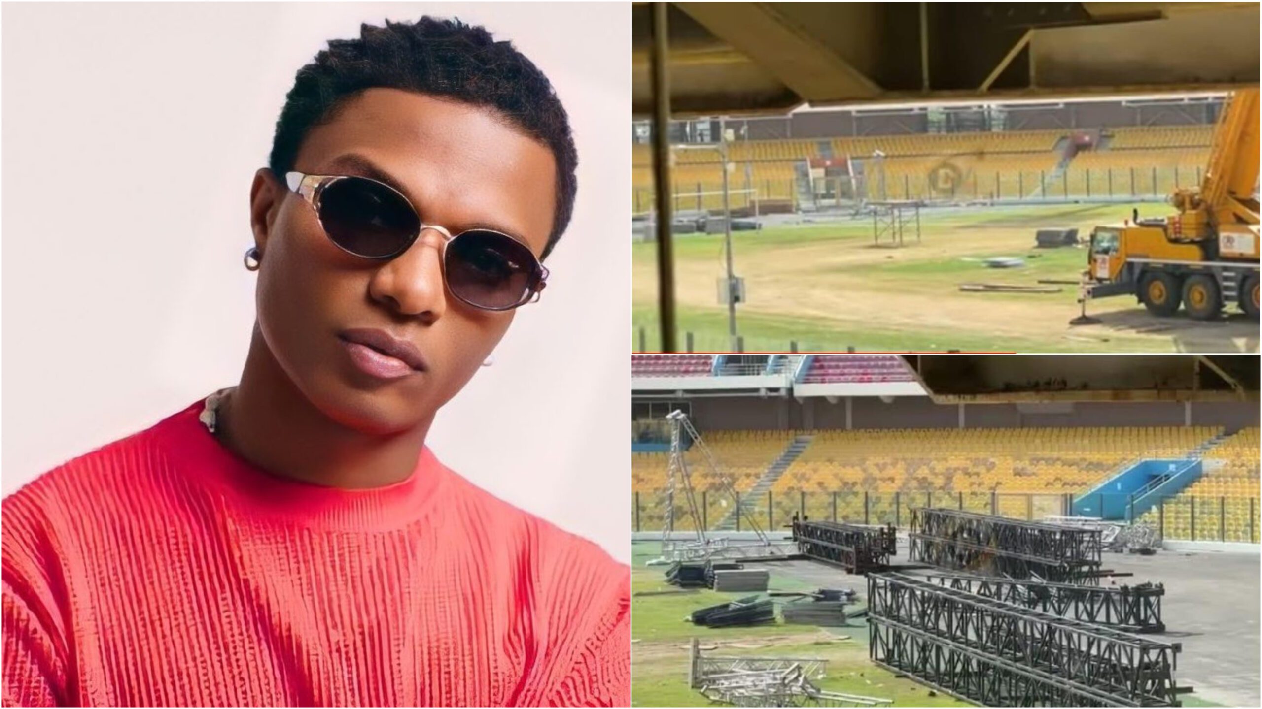 See Deplorable State Of Accra Sports Stadium After Wizkid Concert (Photos)