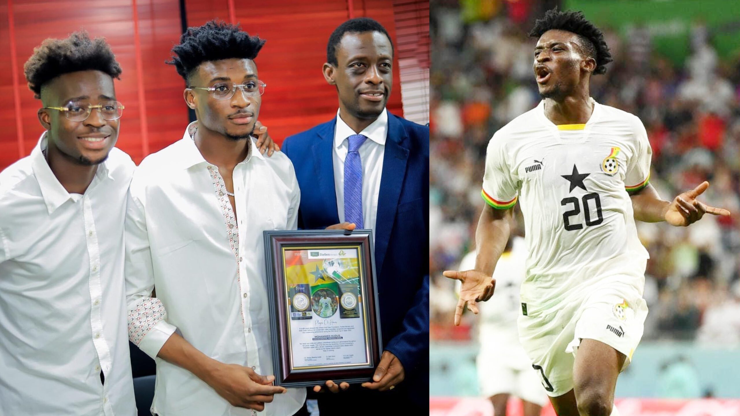 Western Regional Minister Honours Mohammed Kudus With Gold Medal