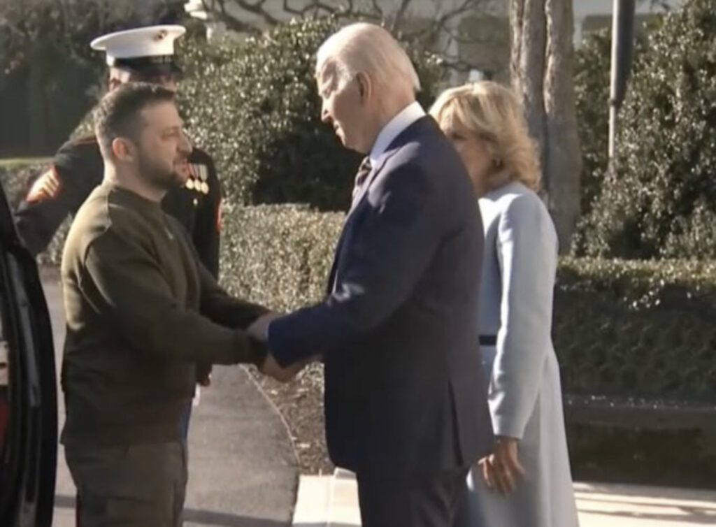 Unkrain President visits Joe Biden at Whitehouse