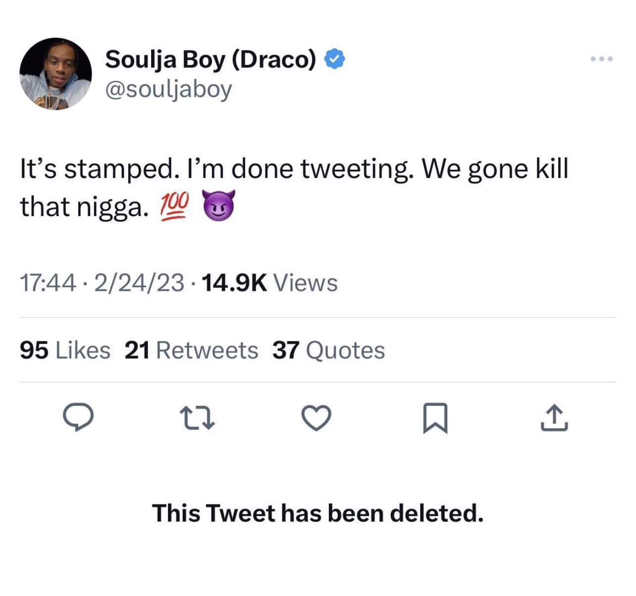 Soulja Boy Threatens To Kill Wizkid After Headlining Two Concerts Ahead Of Him
