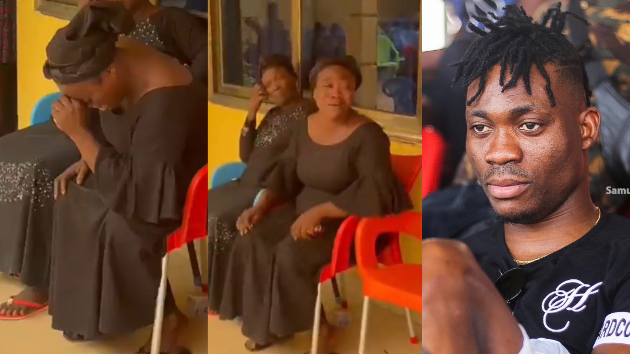 Atsu’s Family Cries Uncontrollably, Waiting To Receive His Body At Kotoka (VIDEO)