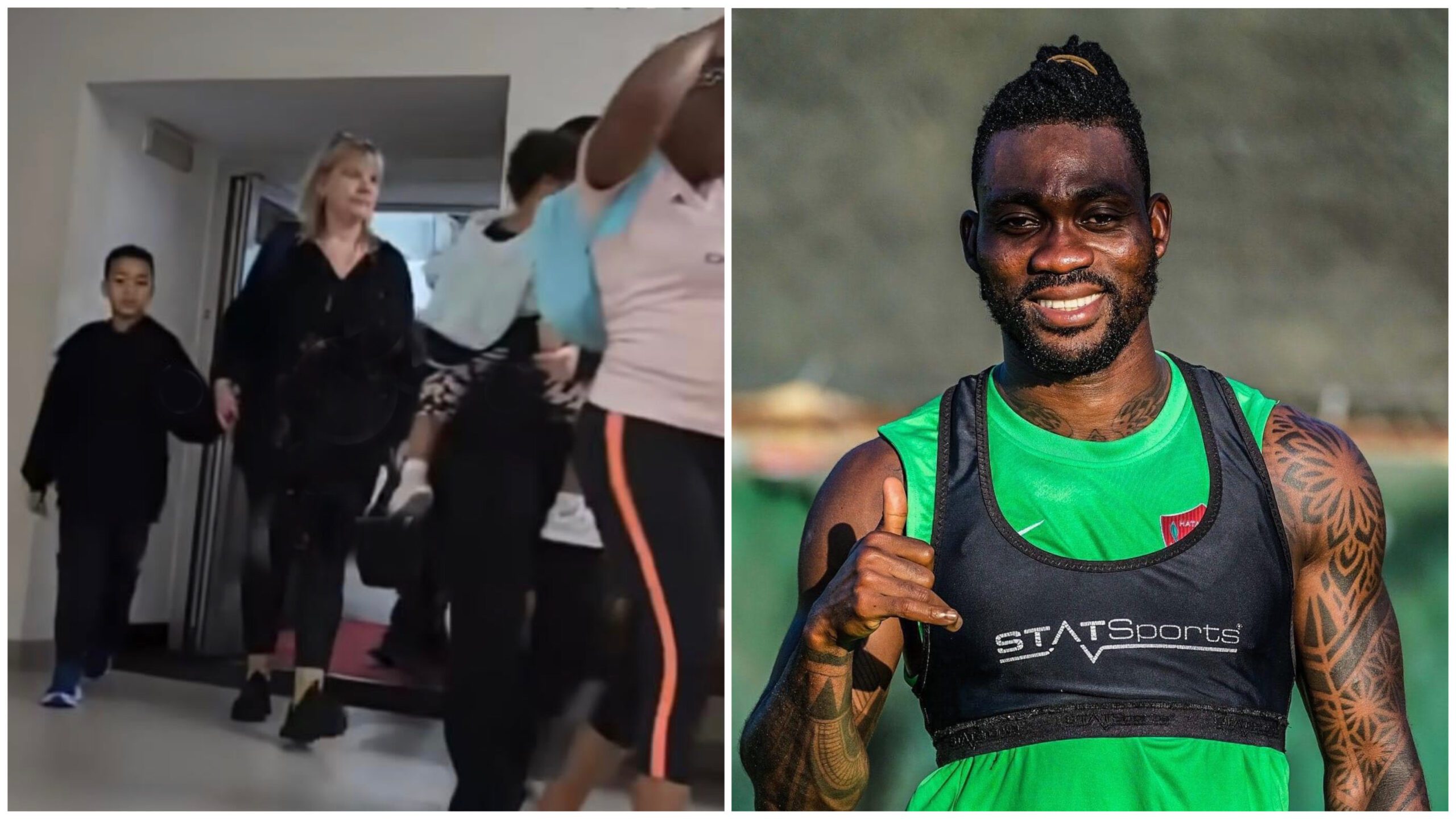 Christian Atsu’s Wife And Kids Arrive In Ghana For His Funeral (VIDEO)