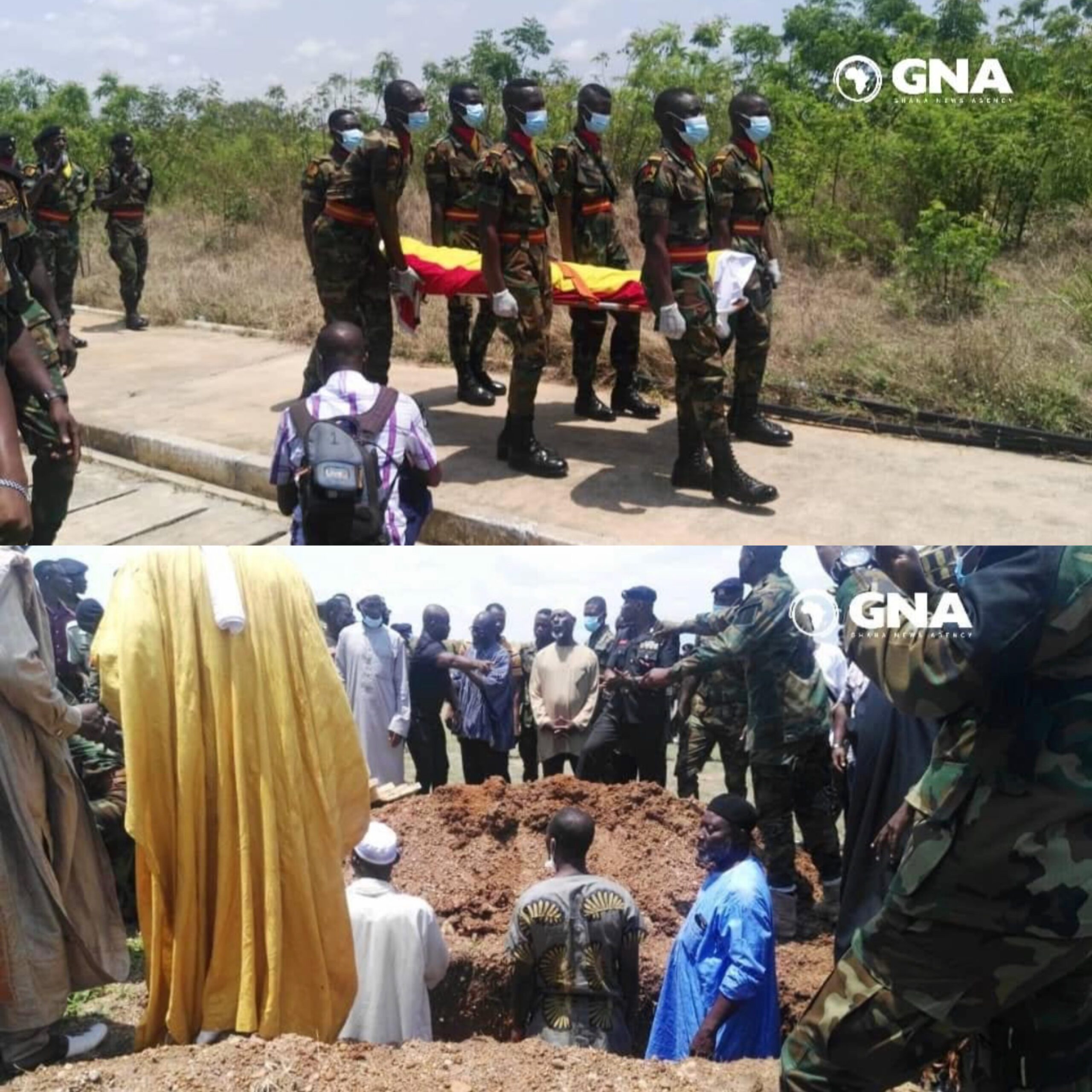 Slain Soldier Imoro Sherrif Laid To Rest At Military Cemetery