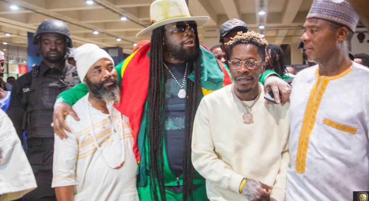 This is why Gramps Morgan visited Ghana and was welcomed by Shatta Wale