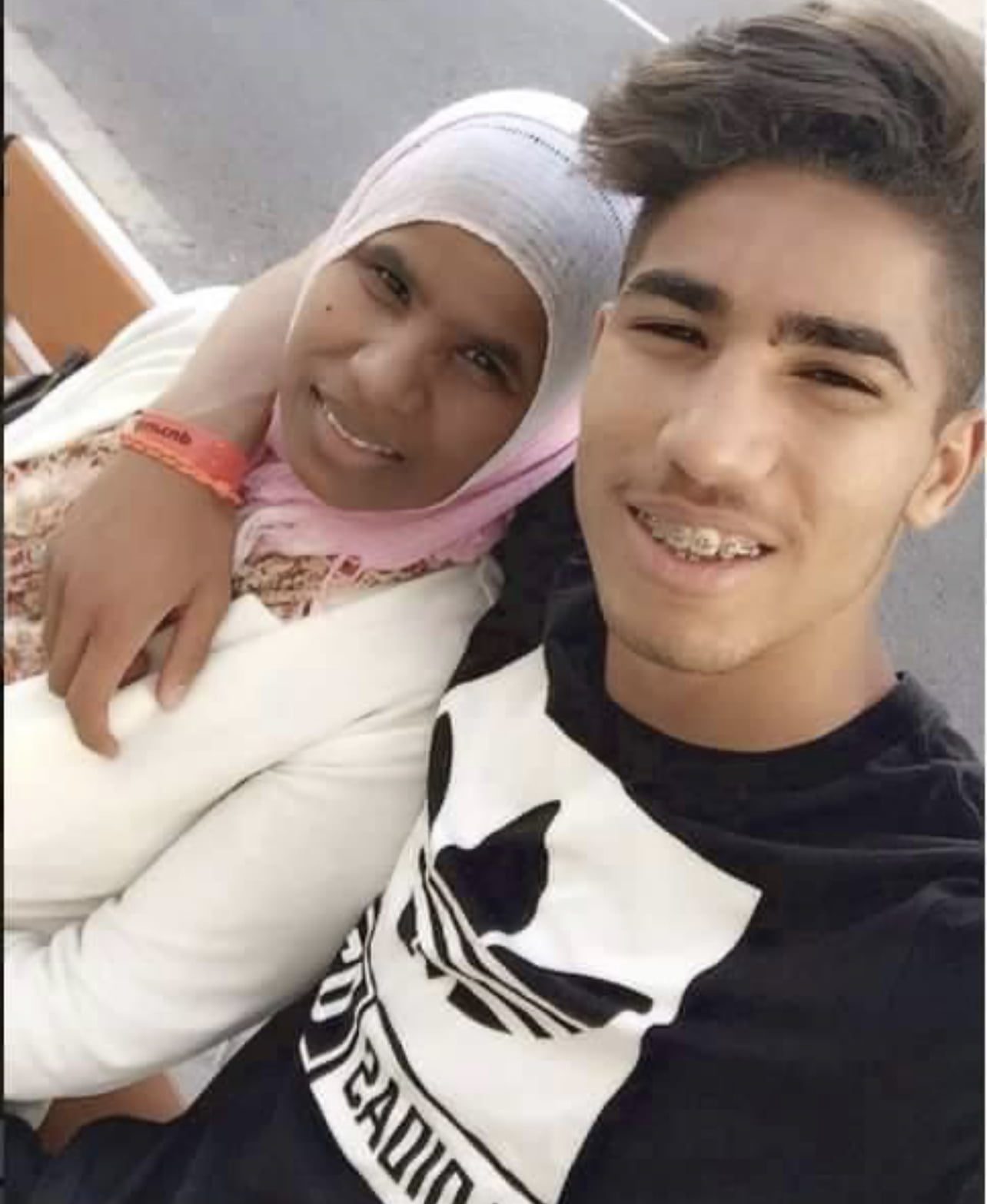 Hakimi and mother Fatima