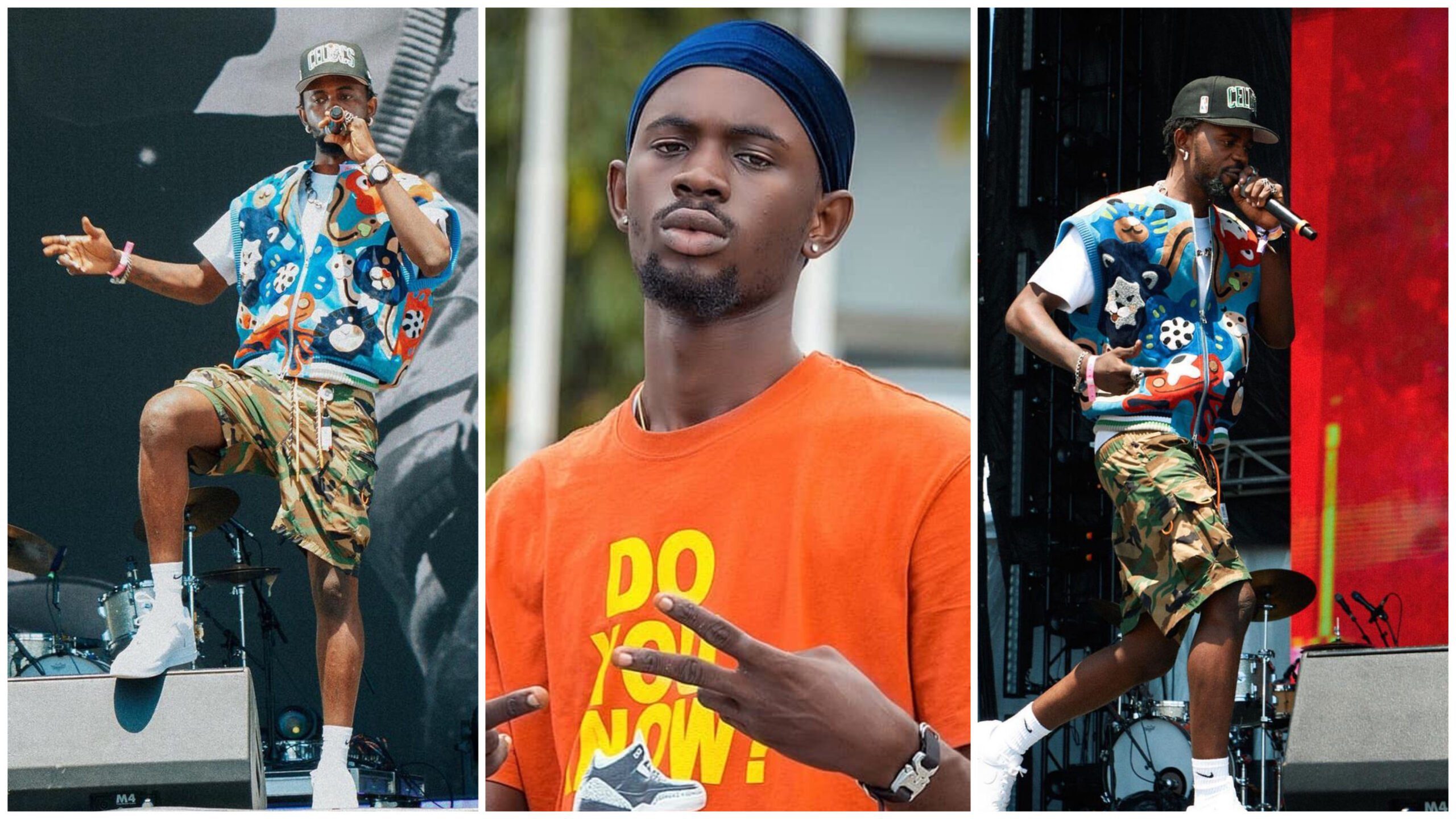 Black Sherif Makes History, With His Debut Performance At Something In The Water Festival In USA