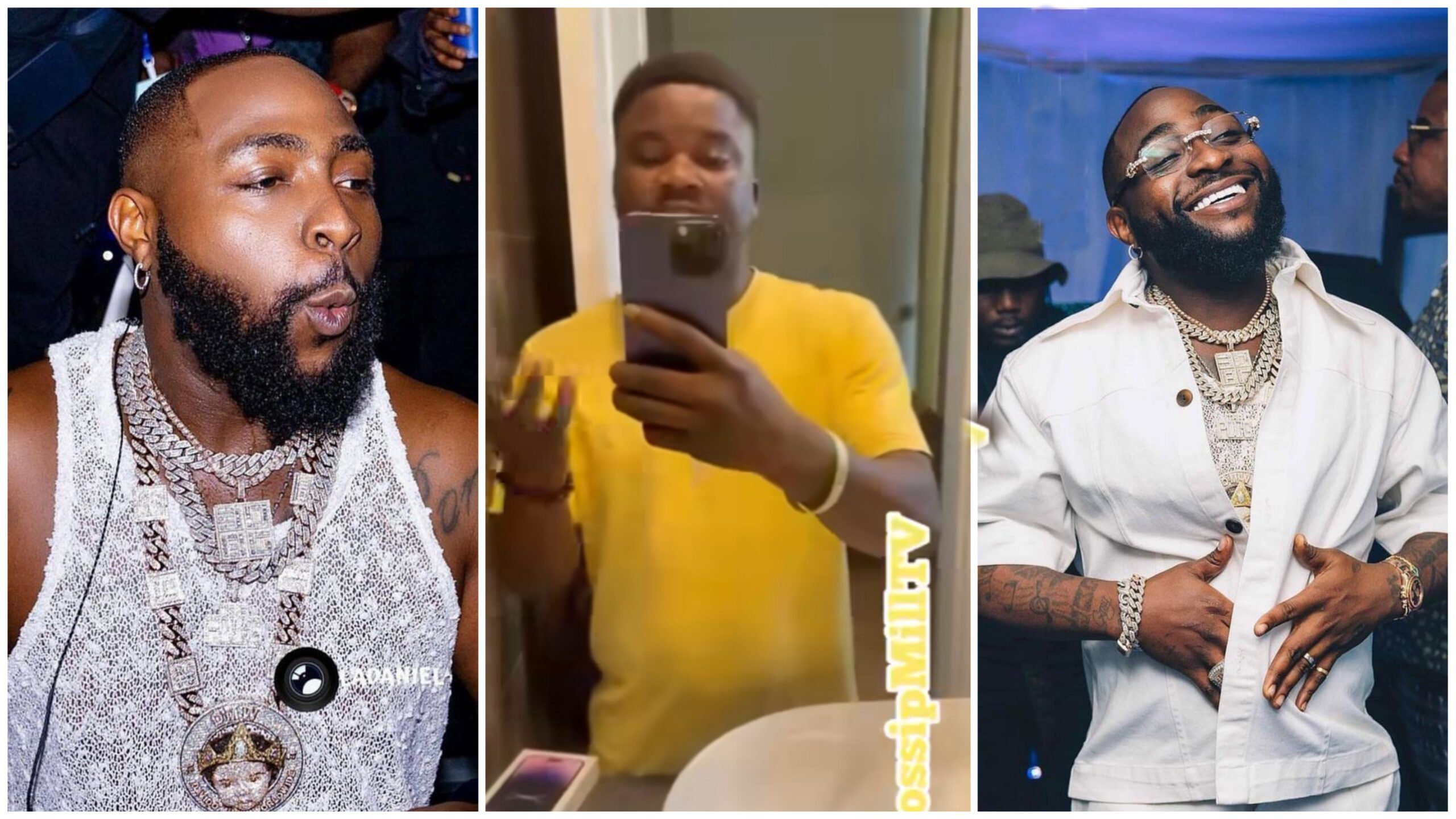 VIDEO: Davido Buys iPhone 14 Pro Max To His Cleaner