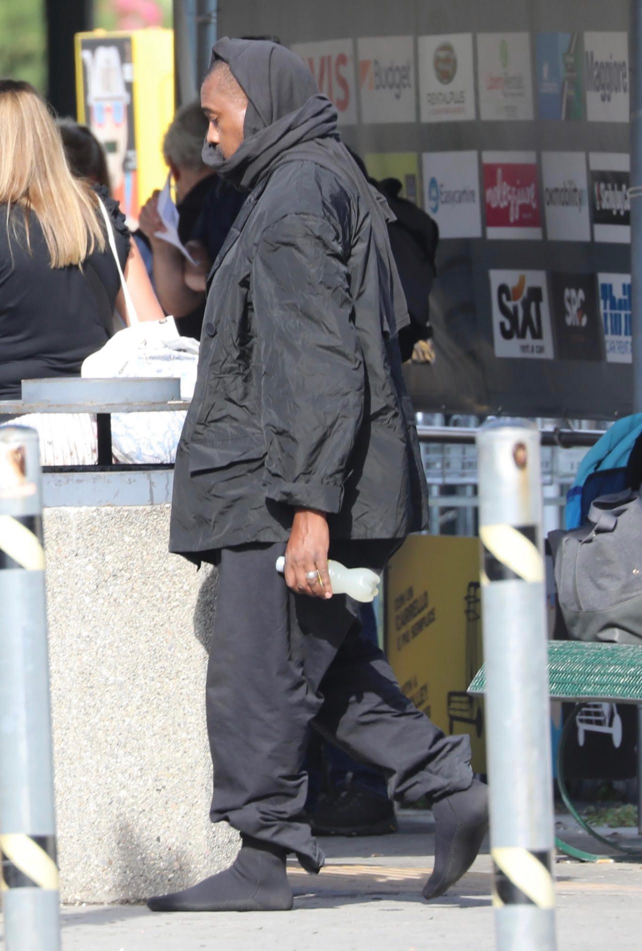 Kanye West and Bianca Censori in Italy