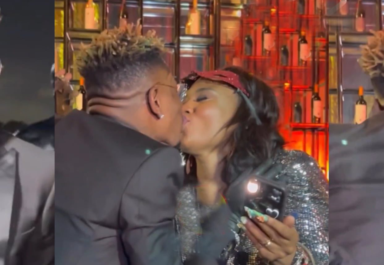 Shatta Wale and Abena Korkor Kiss