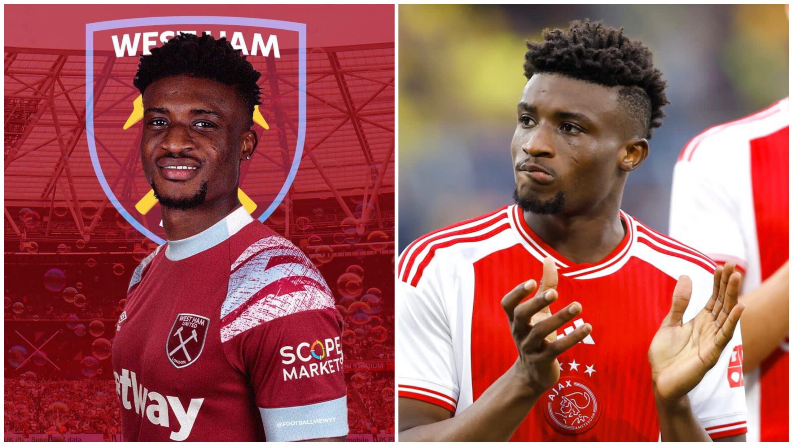 Mohammed Kudus bids farewell to Ajax after West Ham United move