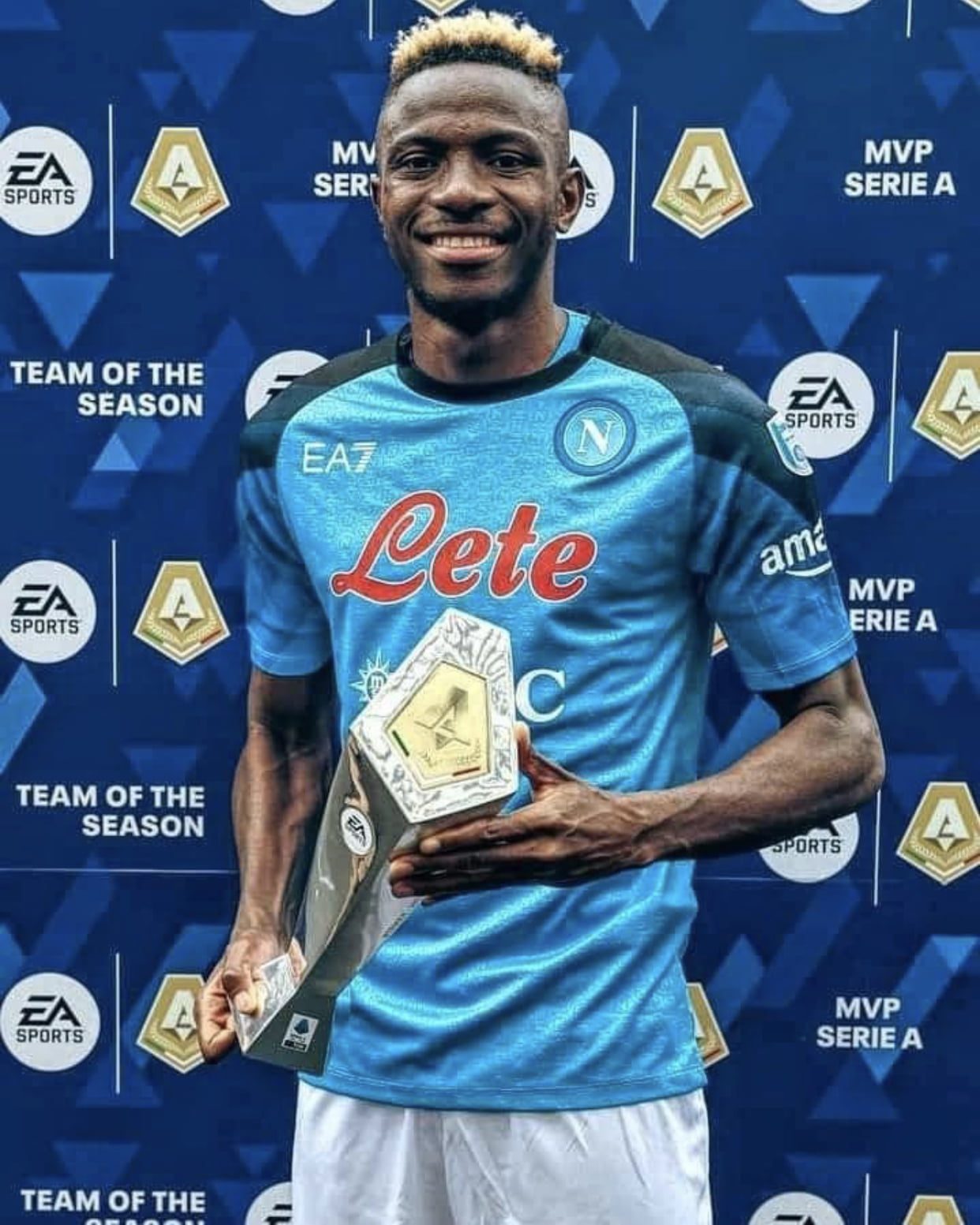 Victor Osimhen’s Feet: Nigerian striker won Capocannoniere (Seria A golden boot) in 2023