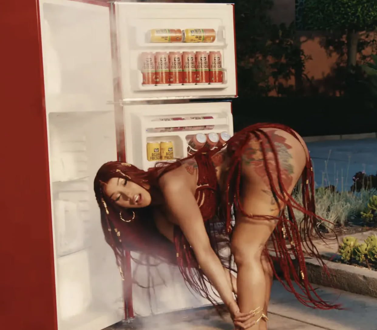 Cardio B twerks in Bongos video