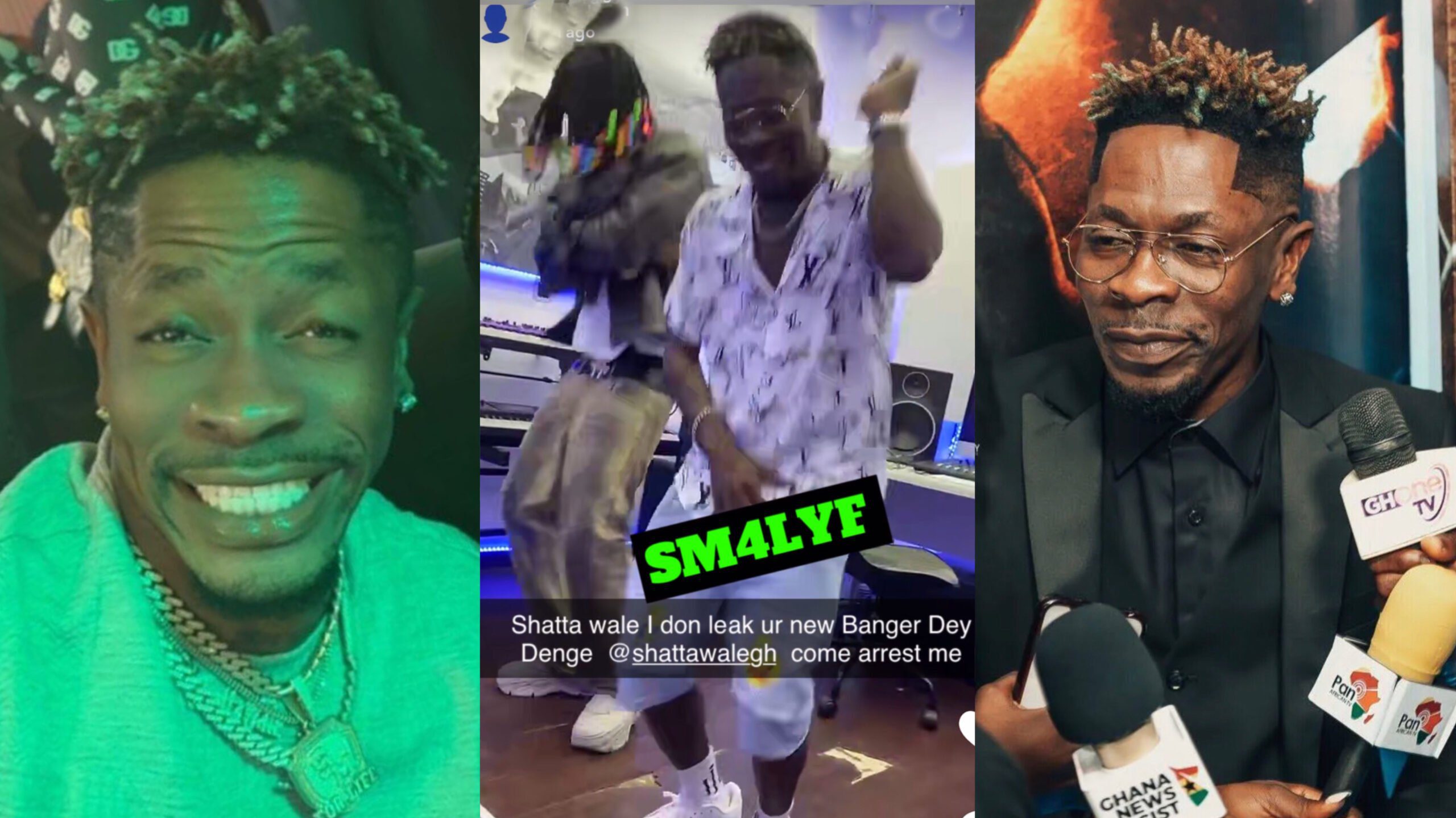 WATCH: Fan Leaks Shatta Wale’s Unreleased Song, As He Calls For His Own Arrest
