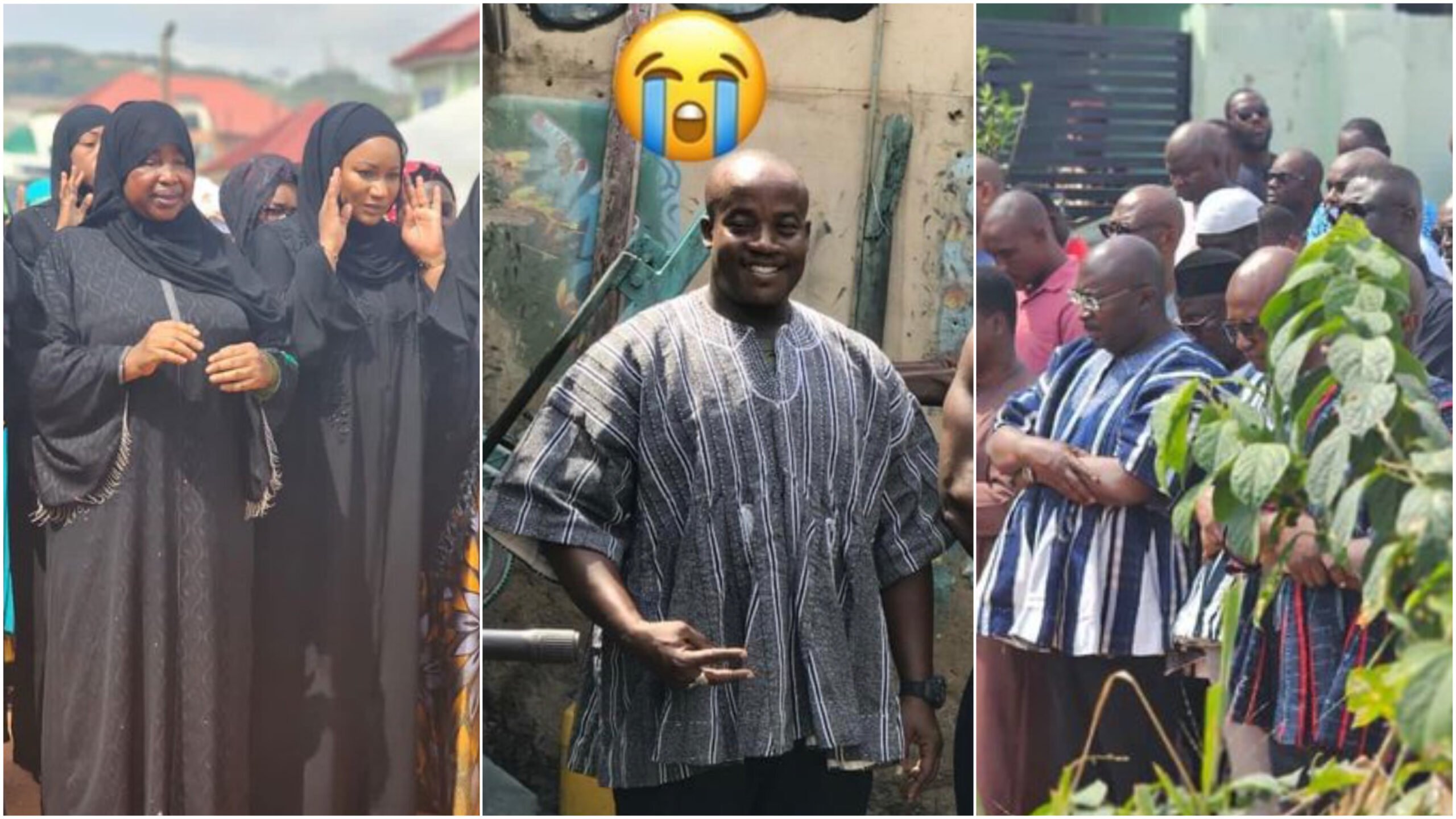 Bawumia And Wife Samira Pay A Visit To The Late Bodyguard’ Family For His Burial