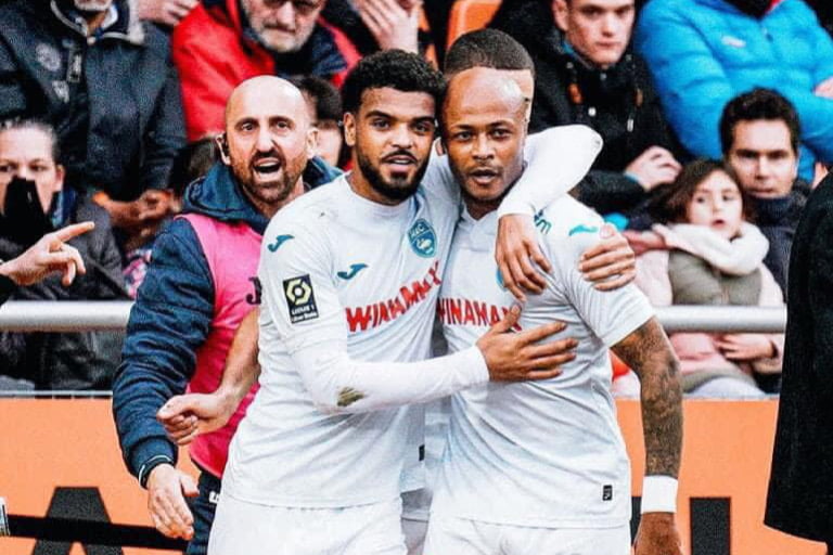 Dede Ayew Scores Brace On Return From AFCON As La Havre Play Draws 3:3 With Lorient