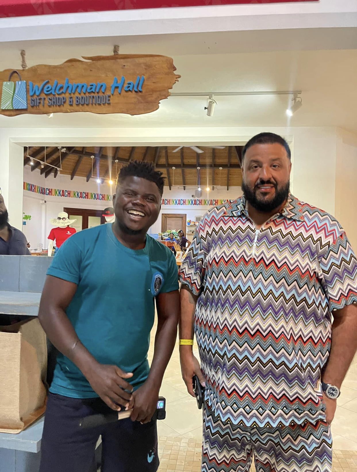 Wode Maya and DJ Khaled meet in Barbados