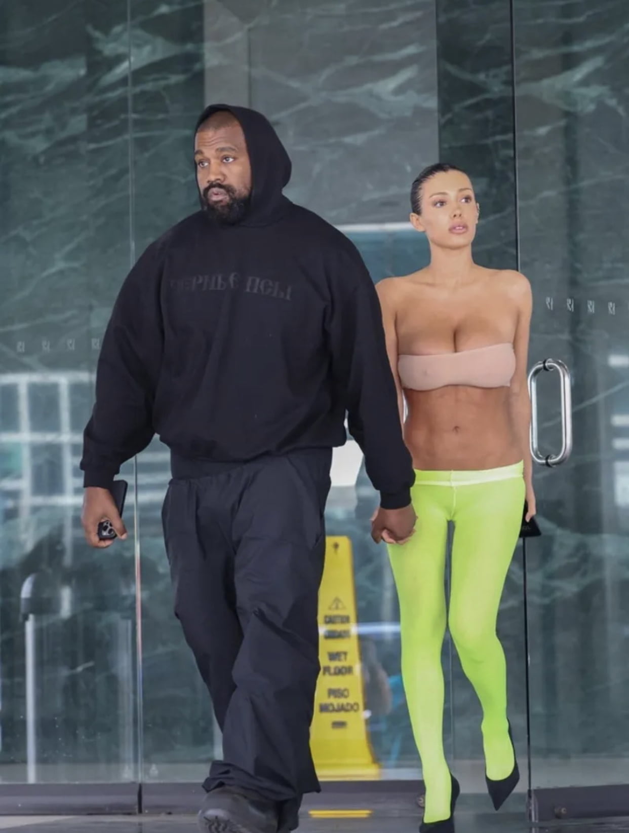 Kanye West and Bianca LA