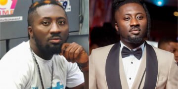 Amerado Accident: Rapper Speaks After Stage Caves In On Him During Baidoo Bonsoe SRC Week Performance