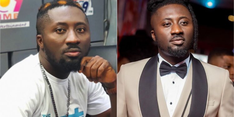 Amerado Accident: Rapper Speaks After Stage Caves In On Him During Baidoo Bonsoe SRC Week Performance