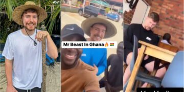 World Most Popular YouTuber Mr Beast Spotted In Accra, Ghana