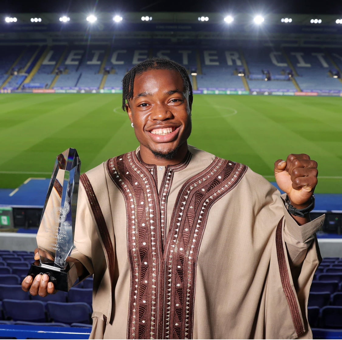 Fatawu Issahaku Wins Men’s Youngest Player of the Season Award At Leicester City