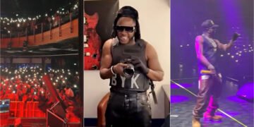 Medikal Introduces Shatta Wale On Stage To Perform At Indigo O2 Arena Concert