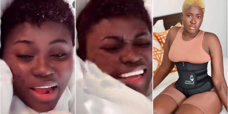 Afua Asantewaa Mocks Fella Makafui Over Flat Tummy And Slimming Tea Advertisement After Medikal’s Revelation