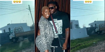 Fella Makafui Reportedly Packing Her Belongings As Loading Truck Spotted Outside The Gate Of Medikal's House (Watch)