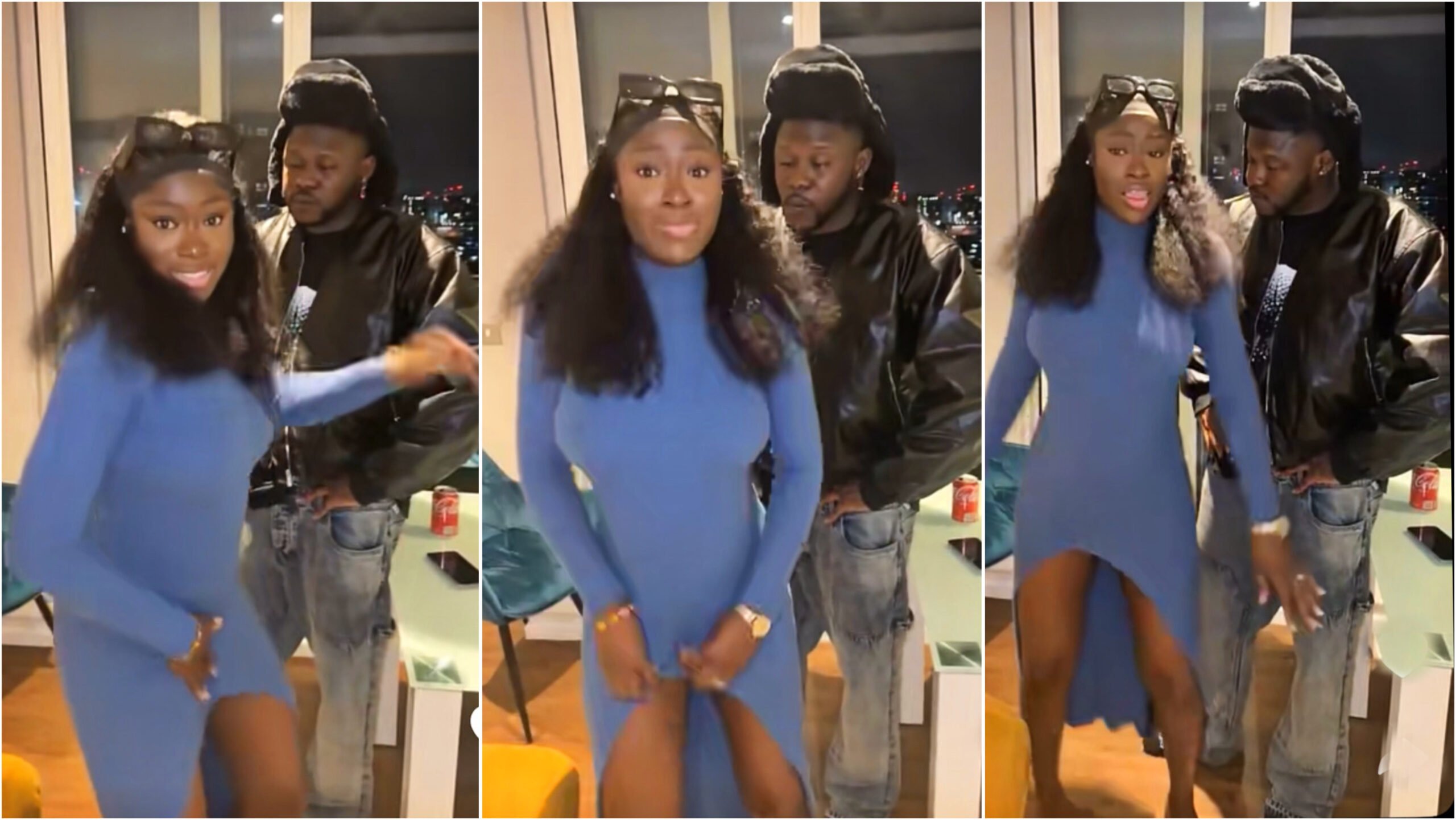 Is It Not Fella Makafui?: Reactions As Lady Storm UK, Dances With Medikal In A Video