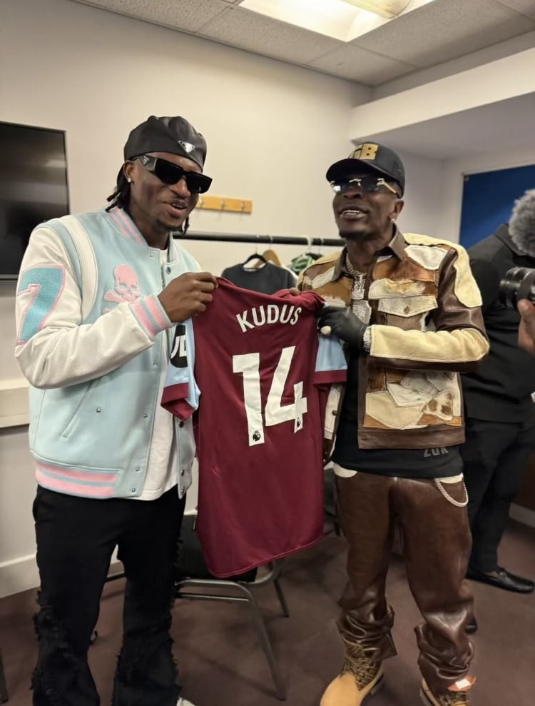 Kudus and Shatta Wale in London