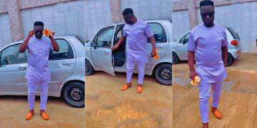 Former Ghanaian Footballer Charles Taylor Flaunts His Car, Netizens Express Shock (Watch)