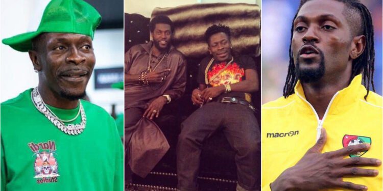 Shatta Wale To Headline Emmanuel Adebayor’s Retirement Concert in Togo (Watch)