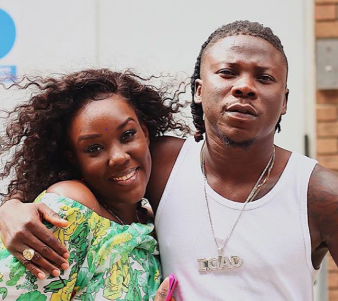 Stonebwoy and wife Dr. Louisa