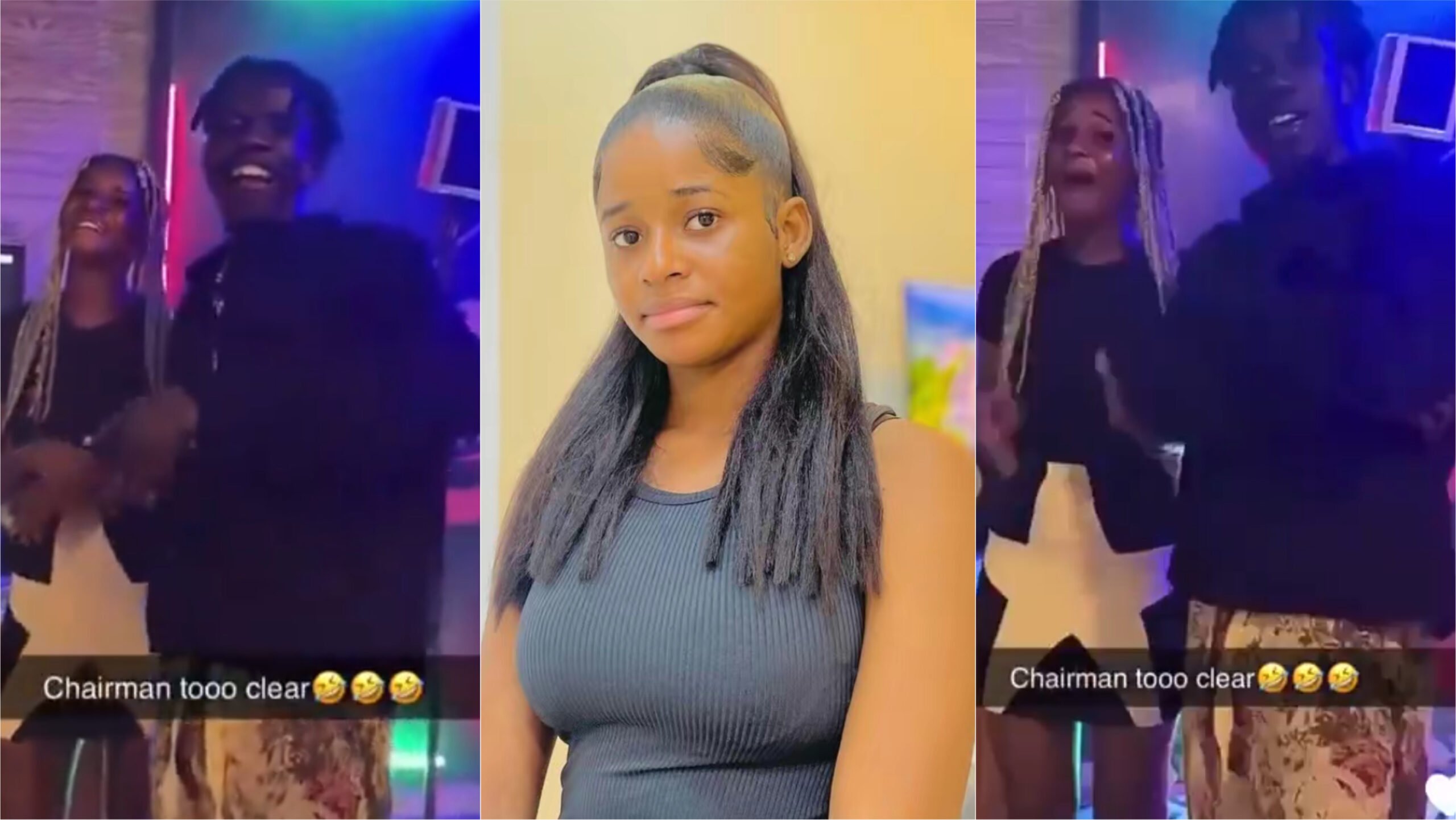 “King Paluta sef chop am” – Netizens react as video of King Paluta and Angie Stylish surfaces