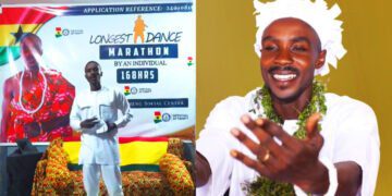 Fredrick Boakye: Ghanaian Dancer Quits GWR Dance-a-Thon After 131 Hours