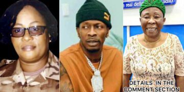 Shatta Wale mother and stepmother photo