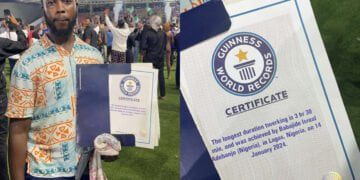 Babajide Israel bags Guinness World Record for the longest twerking time