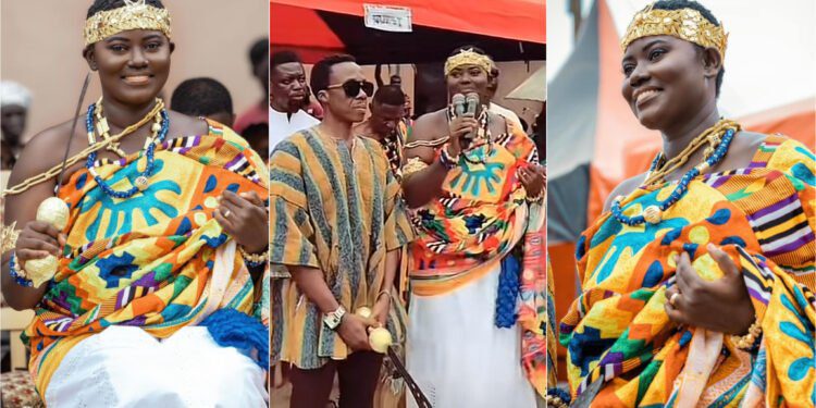 Afua Asantewaa Enstooled As ‘Queen Mother of Development‘ In Central Region