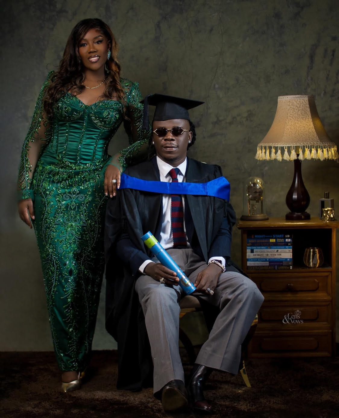 Stonebwoy and Dr Louisa photo