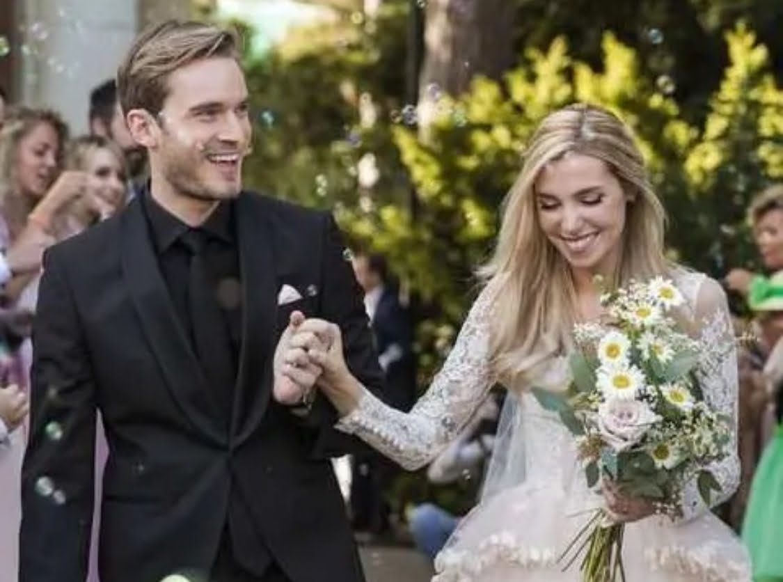 PewDiePie and Marzia Kjellberg marriage photo credit: Business Insider India