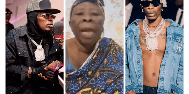Shatta Wale and his mother