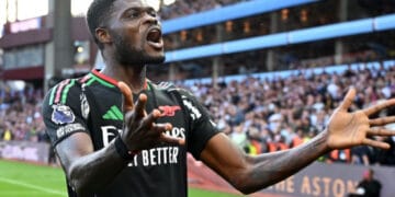 WATCH: Thomas Partey scores in Arsenal’s 2-0 win against Aston Villa