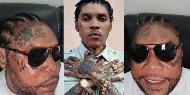 Vybz Kartel Shows Off New Tattoos, Inks And Honours His Late Mother On Skin