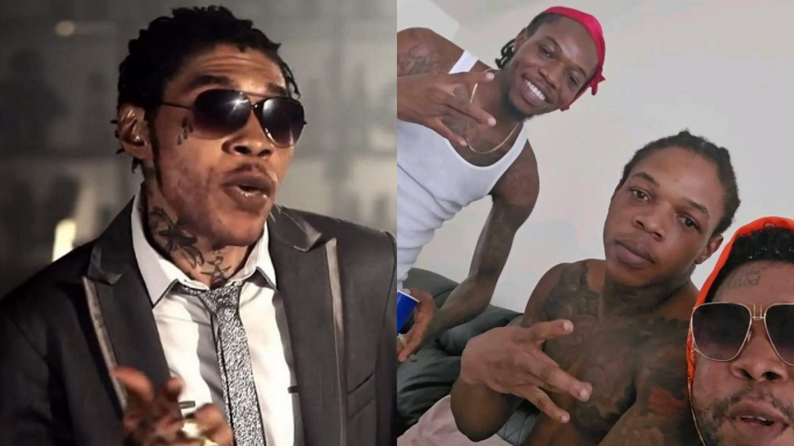 Vybz Kartel Reconnects With His Two Older Sons After His 13-Year Jail Sentence (Photo)