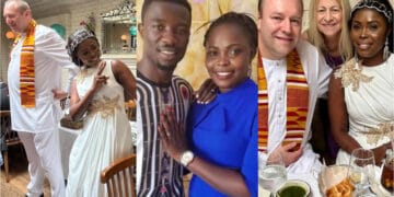 Kwaku Manu’s Ex-Wife Remarries Obroni in America after Divorce from Actor (VIDEO)