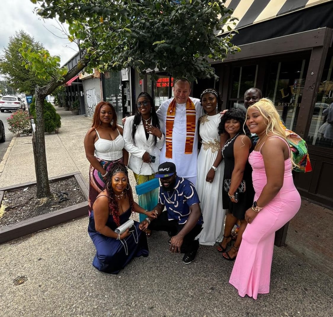 Kwaku Manu ex-wife Naa Okailey and Tim’s family photos source: @okaale_nyarko instagram