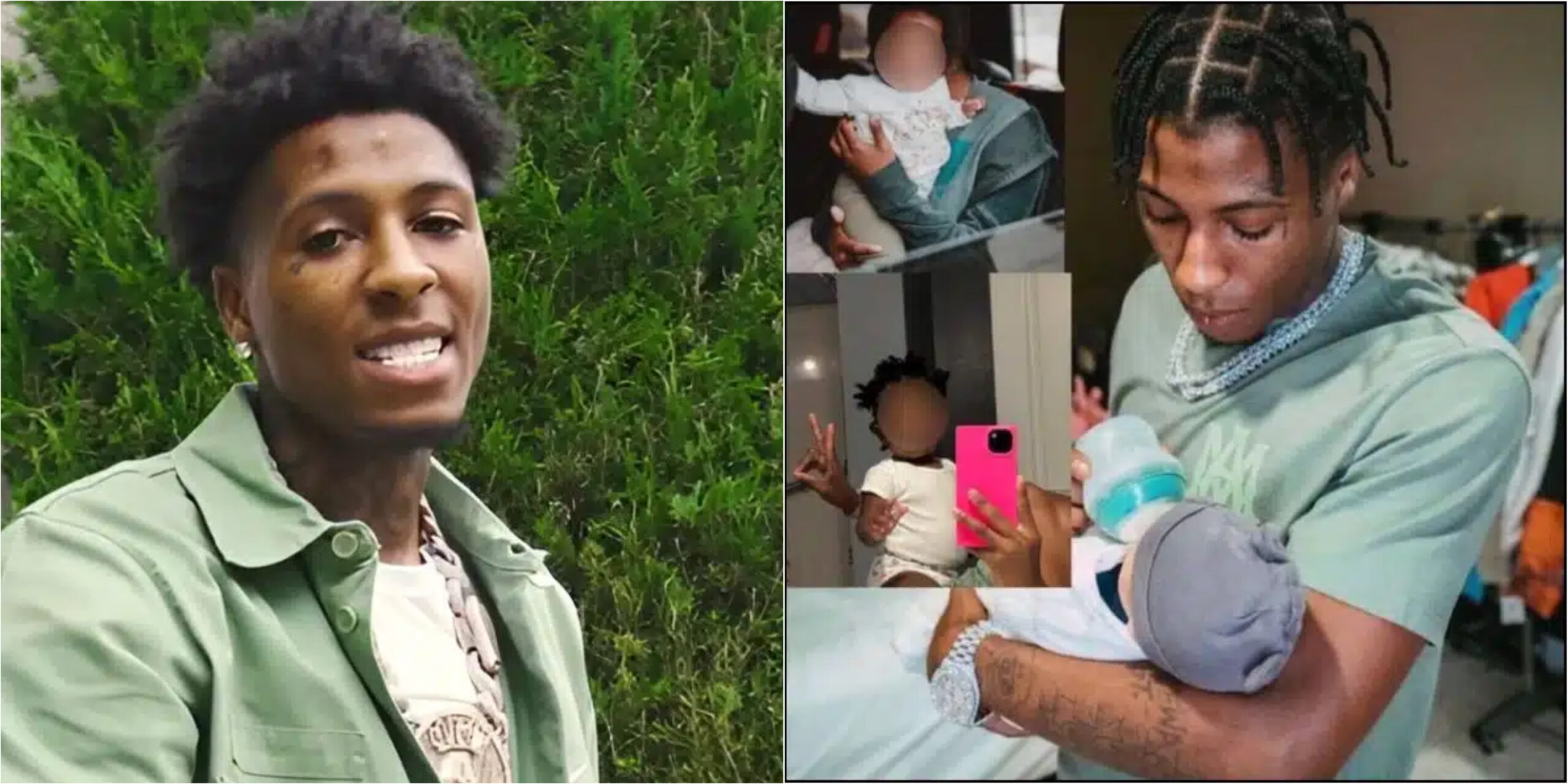 PHOTOS: NBA YoungBoy Reportedly welcomes 12th baby with 10th baby mama