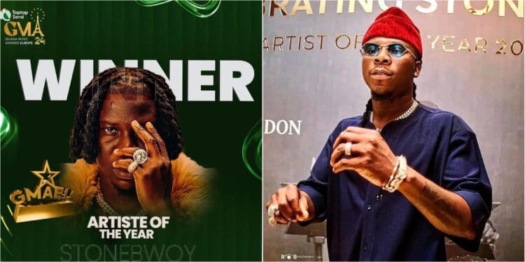Stonebwoy Wins ‘Artist of the Year’ And Five Other Awards At GMAEU 2024